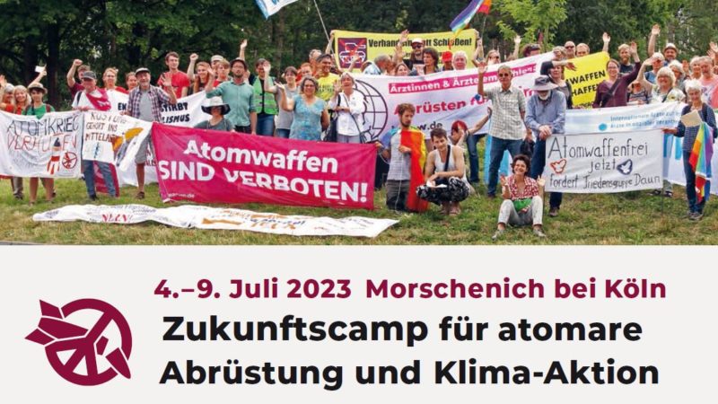Gegen Atom- und Klimakatastrophe: Zukunftscamp in Morschenich bei Köln