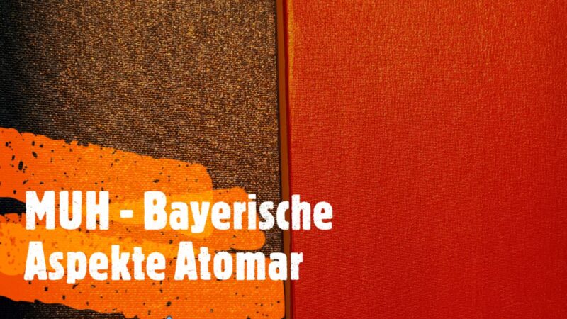 In „MUH – Bayerische Aspekte“ gegen Atomenergie