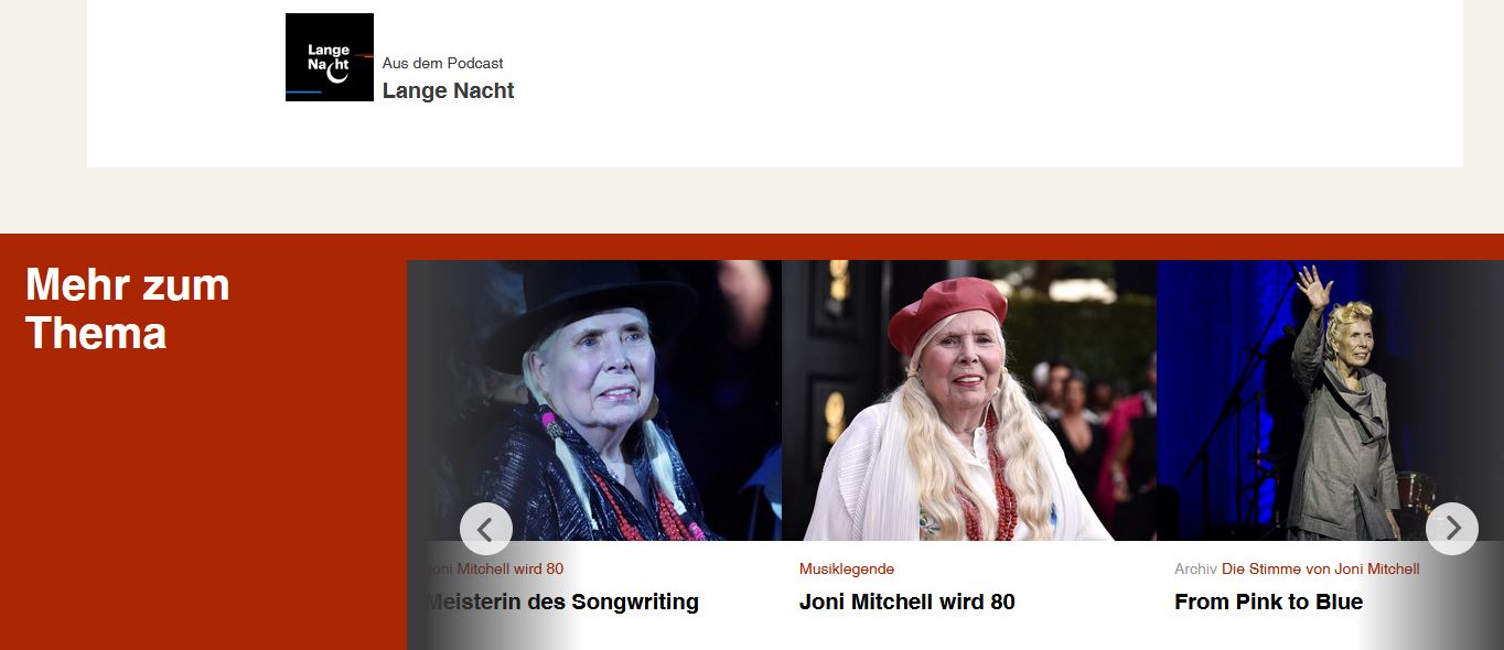 Coyote – Joni Mitchell: 80. Danke und noch mehr …